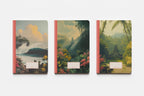 SET OF 3 NOTEBOOK - BALI SECRET GARDEN