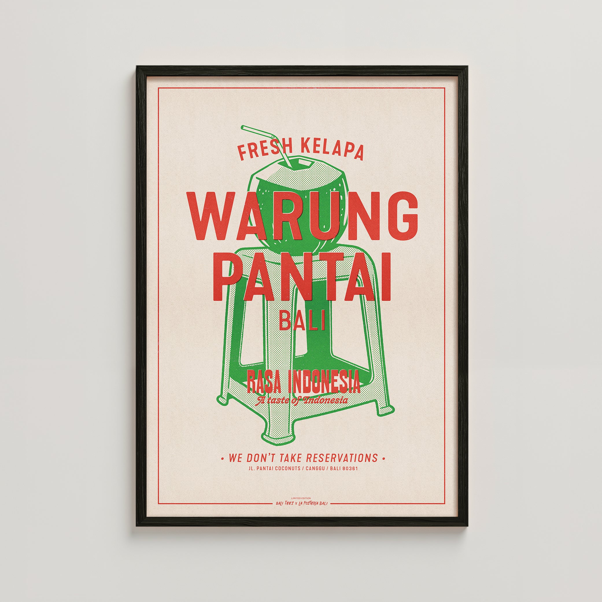 BALI TEES X LA POSTERIA BALI - WARUNG PANTAI