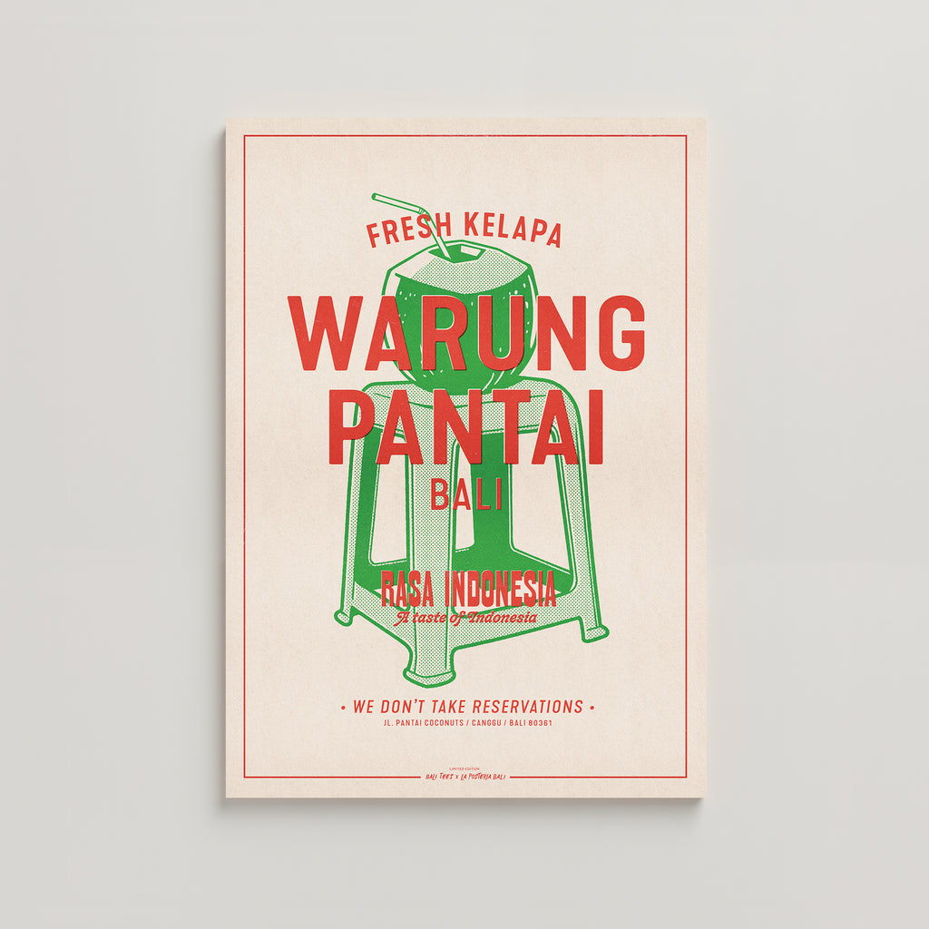 BALI TEES X LA POSTERIA BALI - WARUNG PANTAI
