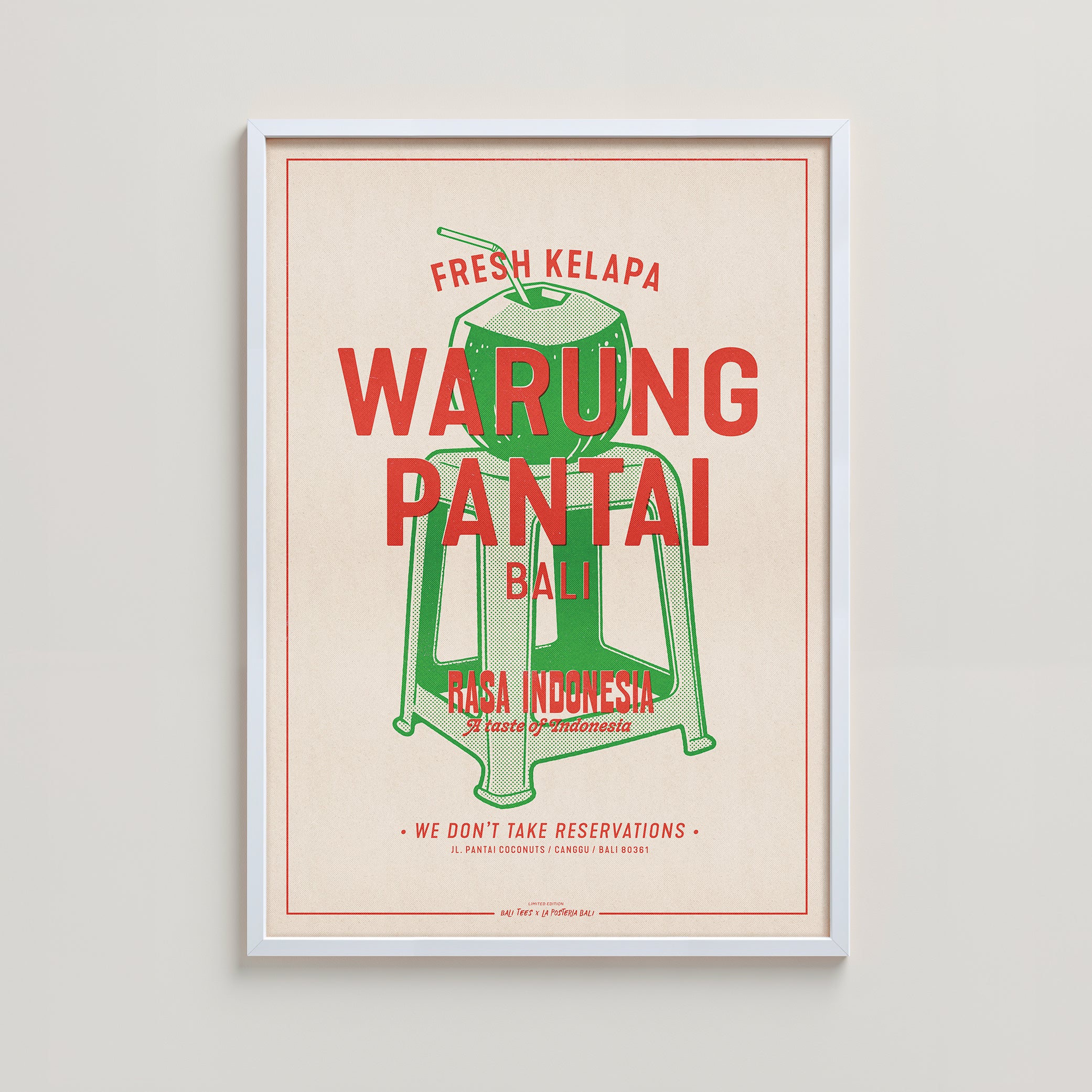 BALI TEES X LA POSTERIA BALI - WARUNG PANTAI