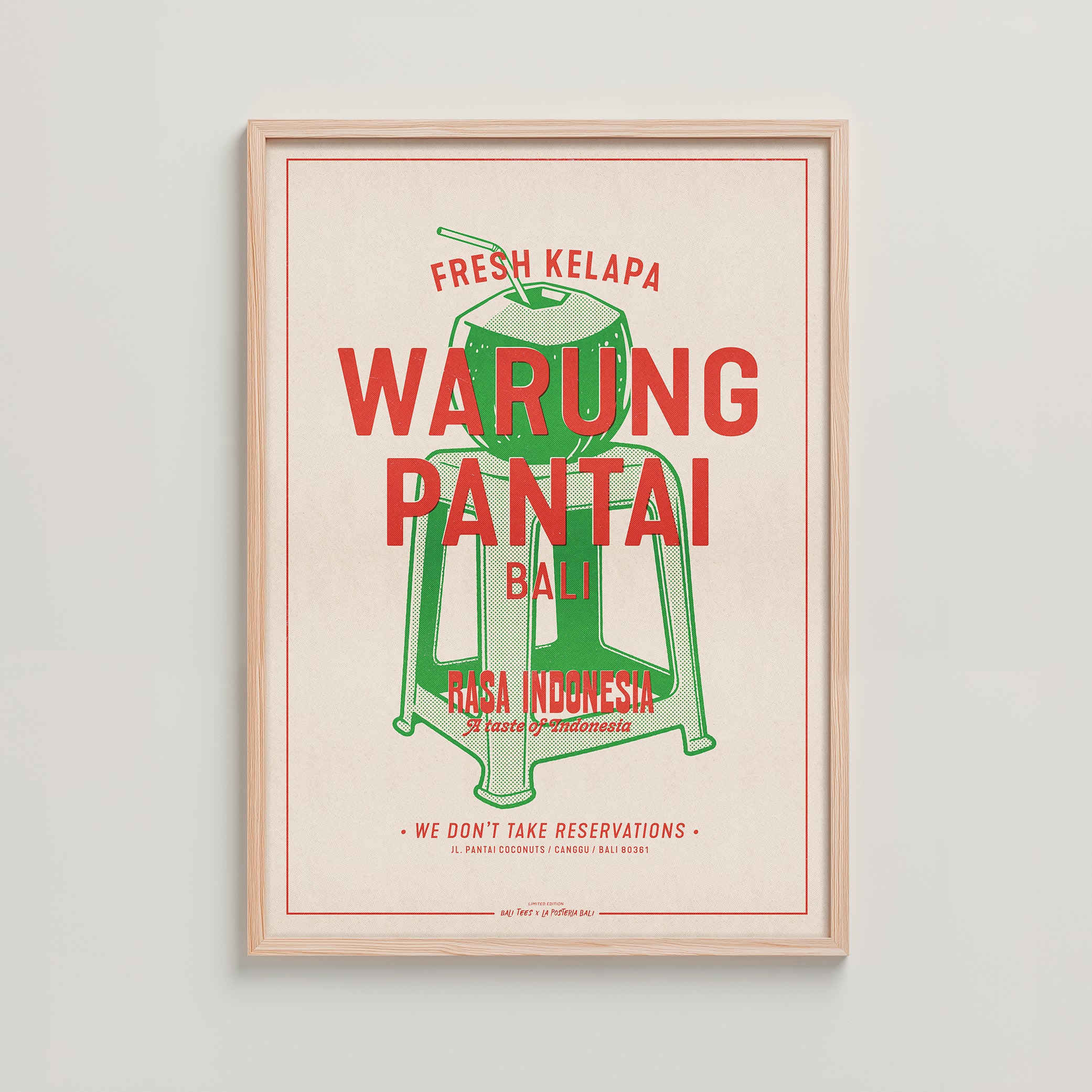 BALI TEES X LA POSTERIA BALI - WARUNG PANTAI
