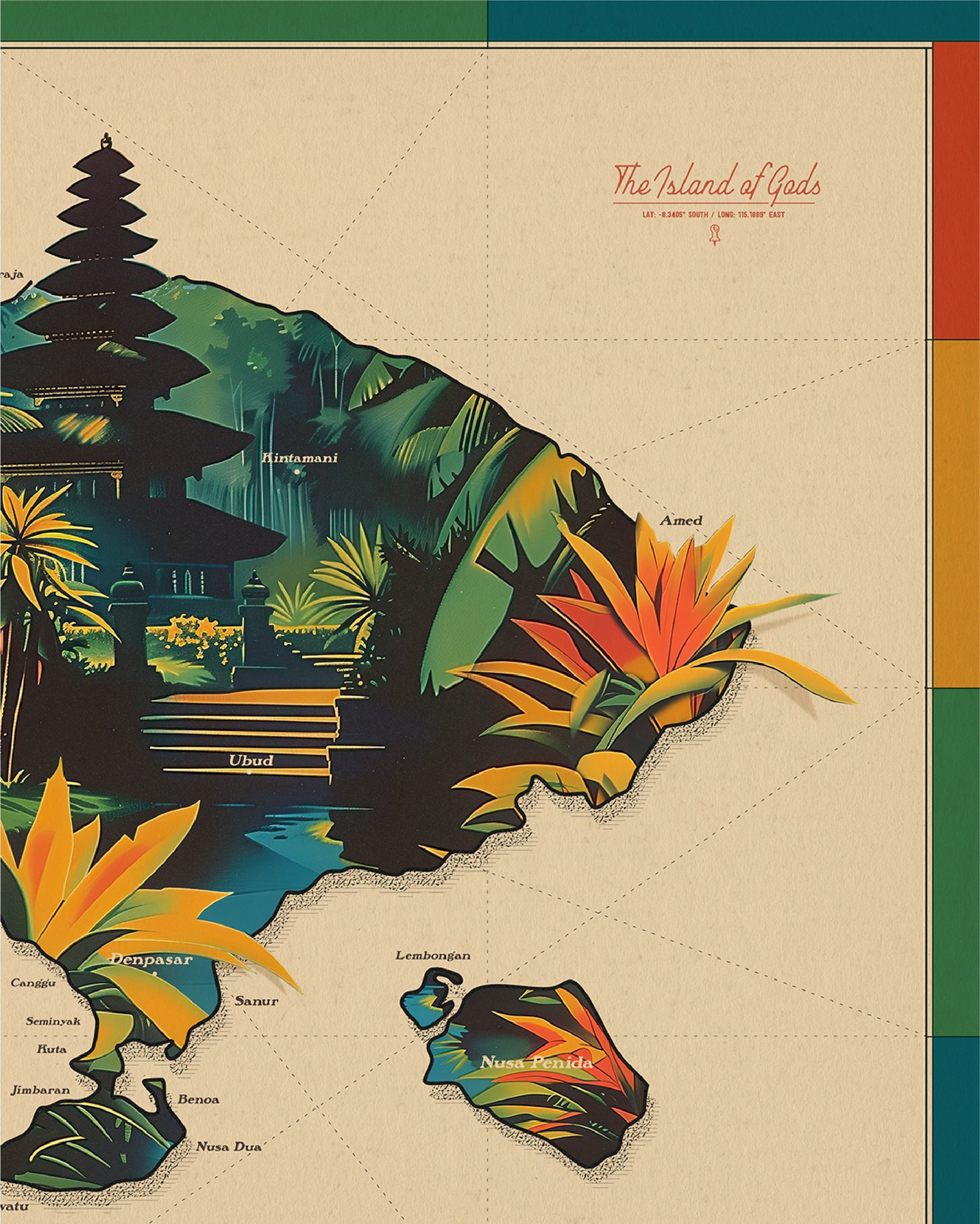 BALI MAP