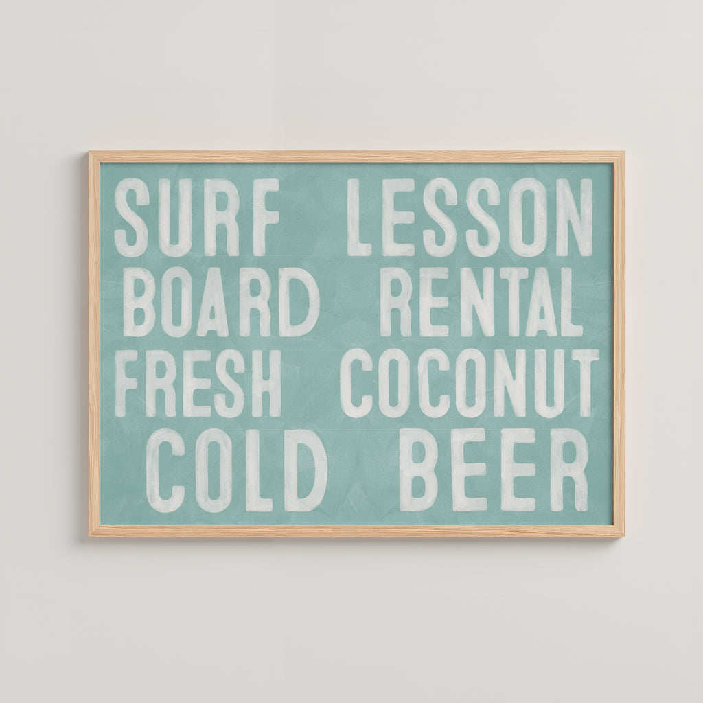 SURF LESSON & COLD BEER