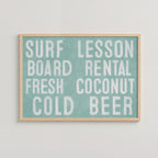 SURF LESSON & COLD BEER