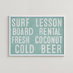 SURF LESSON & COLD BEER