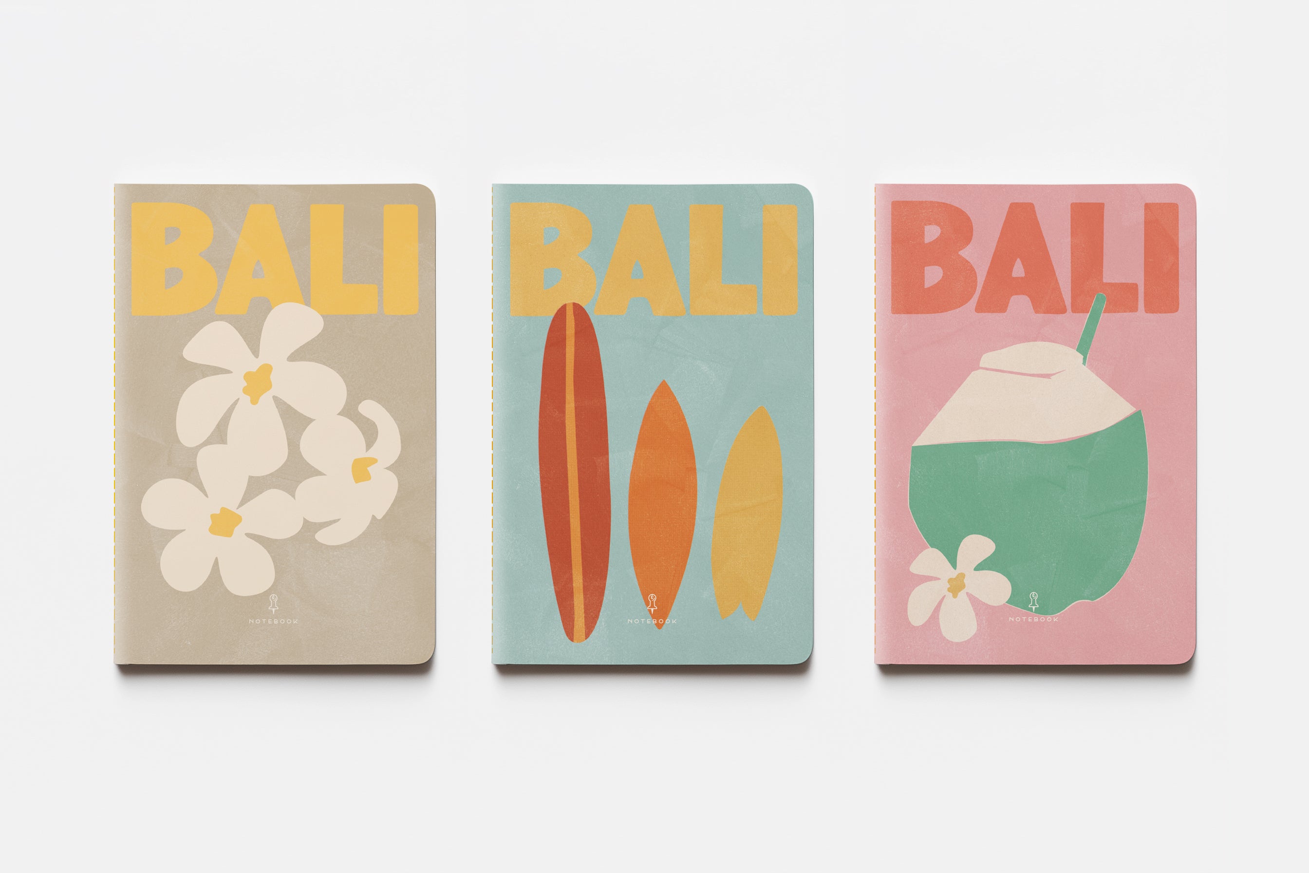 SET OF 3 NOTEBOOK - BALI