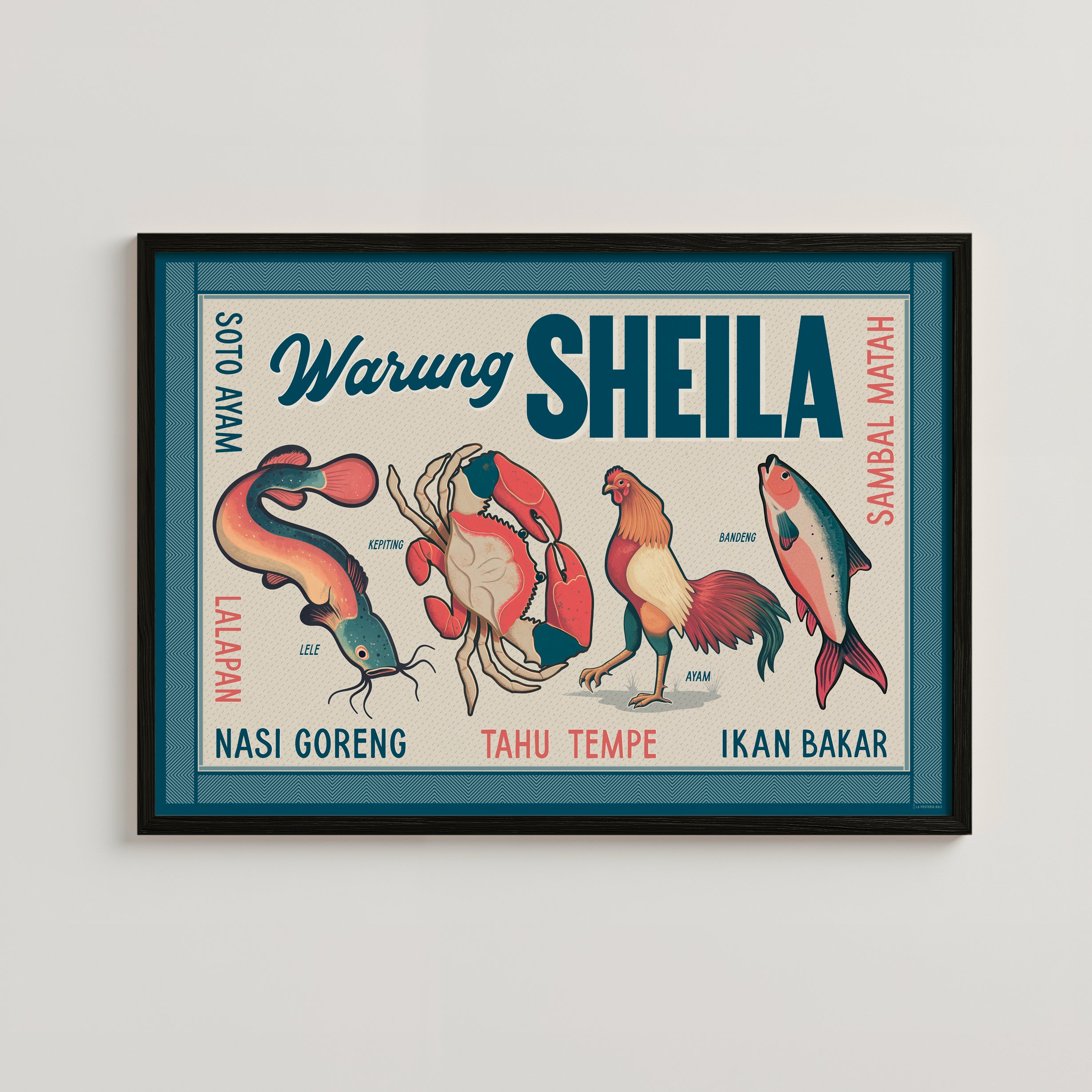 CUSTOM WARUNG POSTER