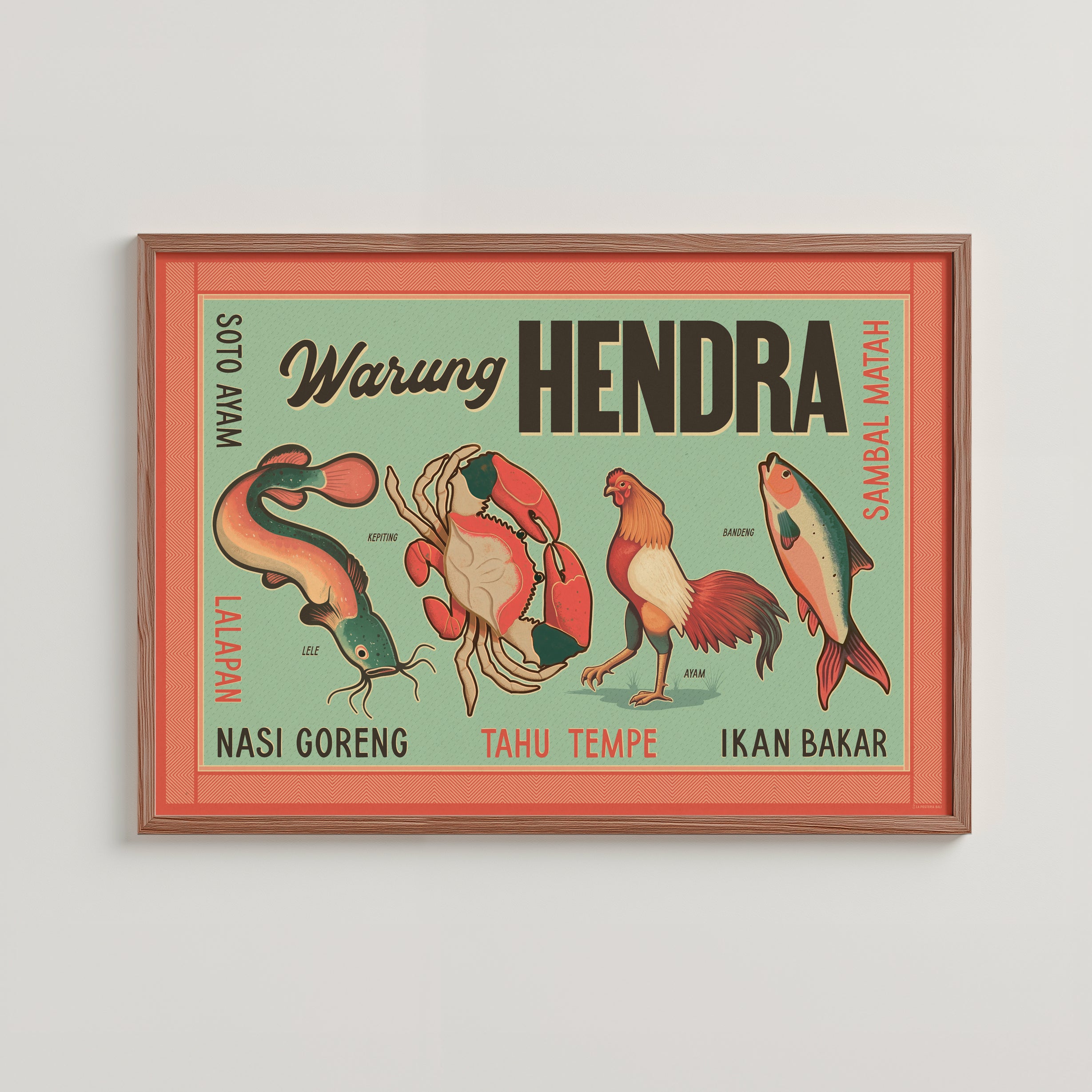 CUSTOM WARUNG POSTER